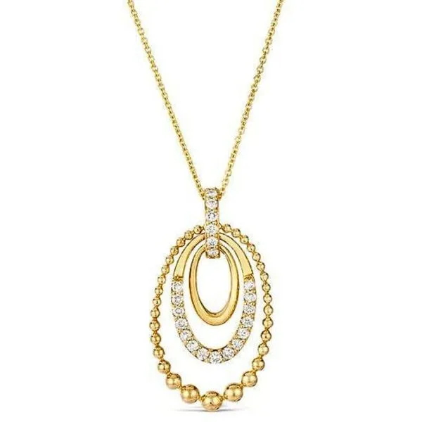 Le Vian Oval Diamond Drop Necklace Harris Jeweler Troy, OH