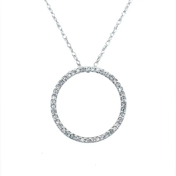 Diamond Circle Necklace Harris Jeweler Troy, OH