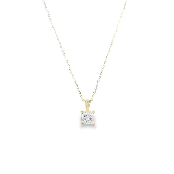 1CTW Princess Cut Diamond Pendant Harris Jeweler Troy, OH