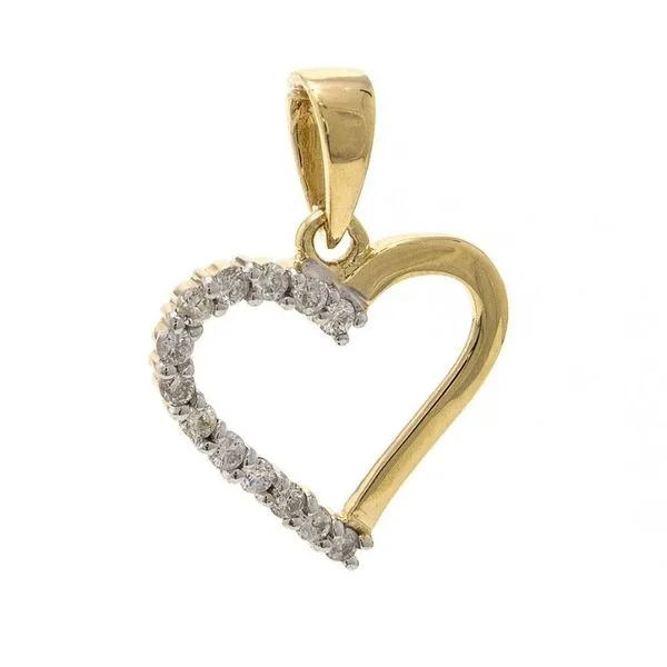 Open Heart Diamond Pendant Harris Jeweler Troy, OH