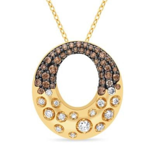 Le Vian Chocolate Diamond Sprinkled 'O' Necklace Harris Jeweler Troy, OH