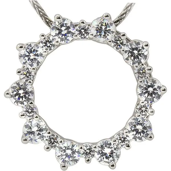 1CTW Diamond Circle Pendant Harris Jeweler Troy, OH