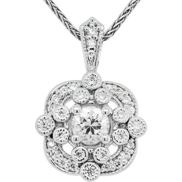Vintage Style Diamond Pendant Harris Jeweler Troy, OH