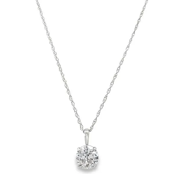 1CT Diamond Solitaire Necklace Harris Jeweler Troy, OH