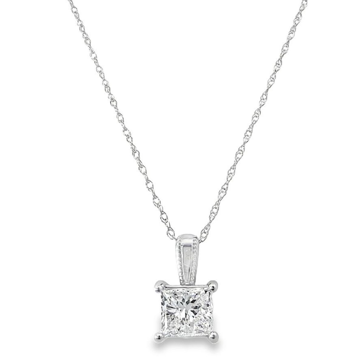 HARRIS 14K White Gold Diamond Pendant Harris Jeweler Troy, OH