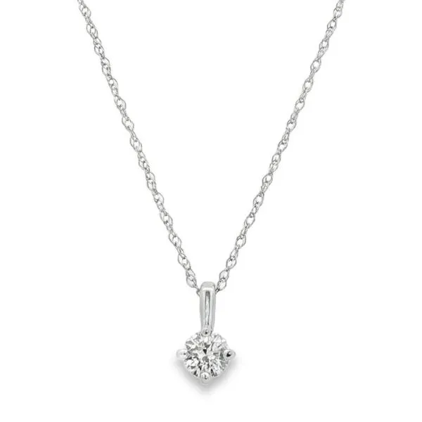 1/5CT Diamond Solitaire Pendant Harris Jeweler Troy, OH