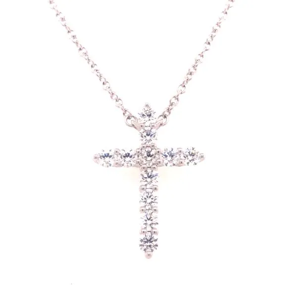 Hearts on Fire Signature Diamond Cross Pendant Harris Jeweler Troy, OH