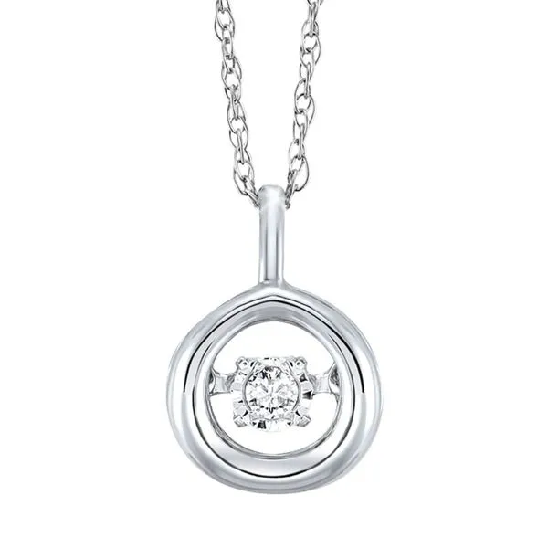 Rhythm of Love Diamond Circle Necklace Harris Jeweler Troy, OH