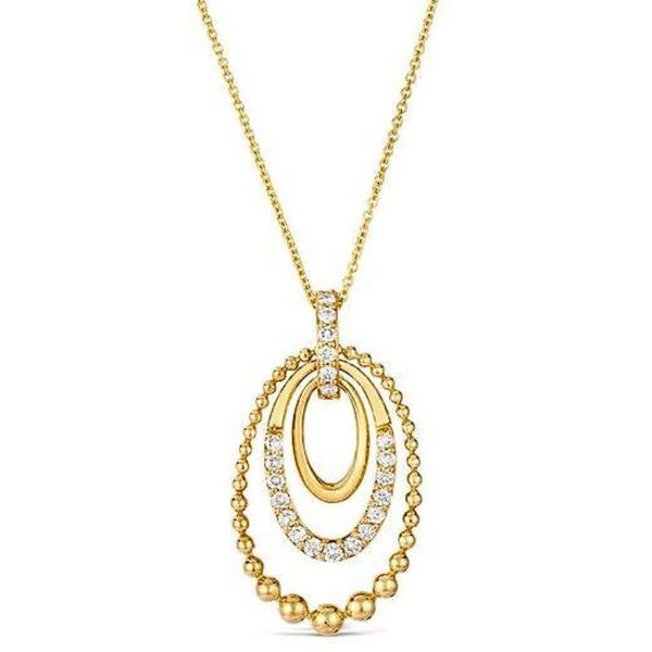 Le Vian Oval Diamond Drop Necklace Harris Jeweler Troy, OH