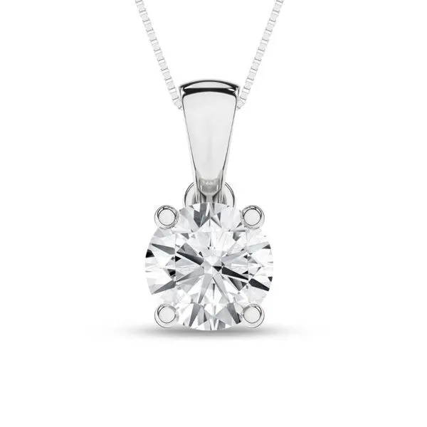 3/4CTW Lab-Grown Diamond Solitaire Pendant Harris Jeweler Troy, OH