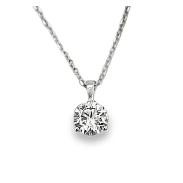 3/4CTW Lab-Grown Diamond Solitaire Pendant Harris Jeweler Troy, OH