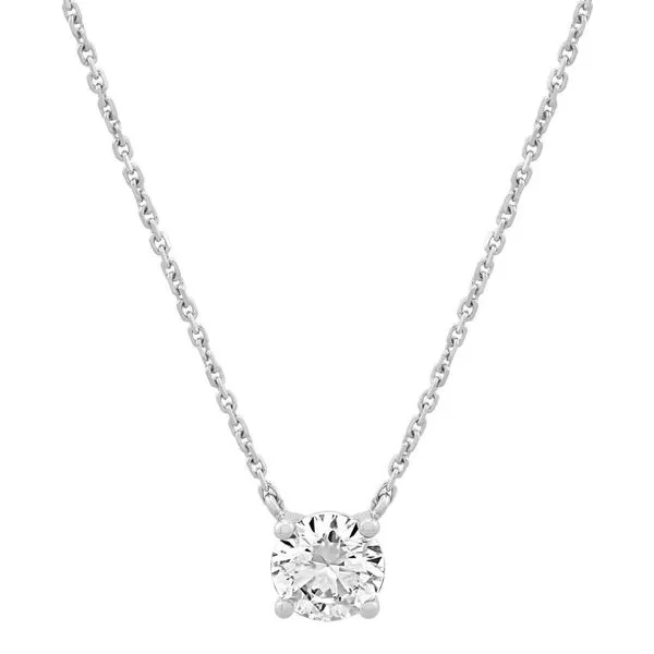 1CT Lab-Grown Solitaire Necklace Harris Jeweler Troy, OH