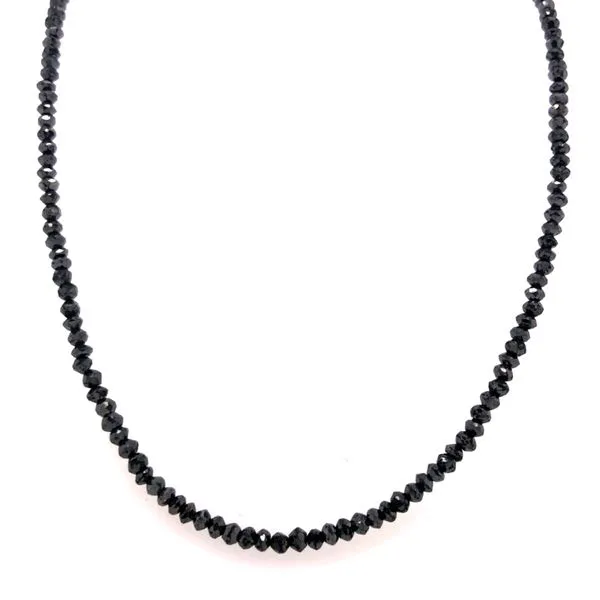 Black Diamond Bead Necklace Harris Jeweler Troy, OH