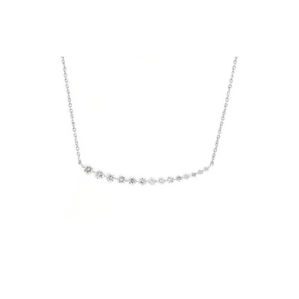 Graduated Diamond Bar Necklace Harris Jeweler Troy, OH