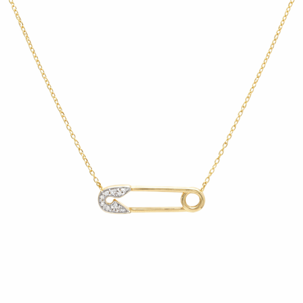 LAUINT 14K Yellow Gold Diamond Necklace Harris Jeweler Troy, OH