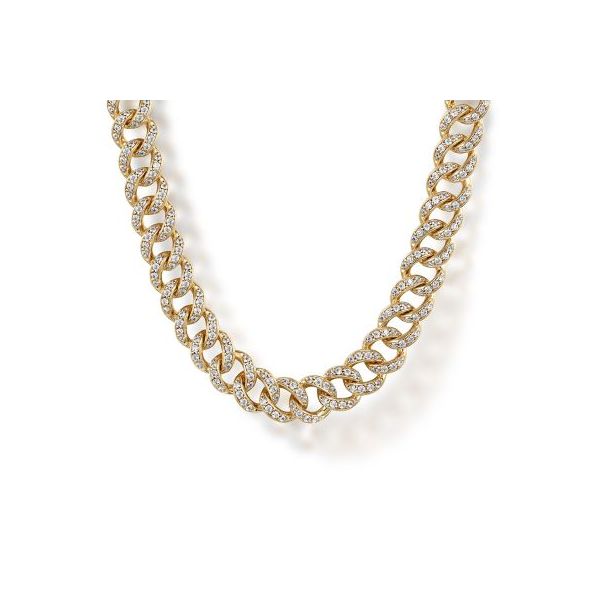 Diamond Cuban Link Necklace Harris Jeweler Troy, OH