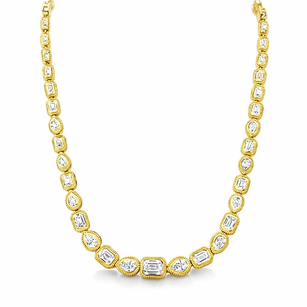 PARAMO 14K Yellow Gold Diamond Necklace Harris Jeweler Troy, OH