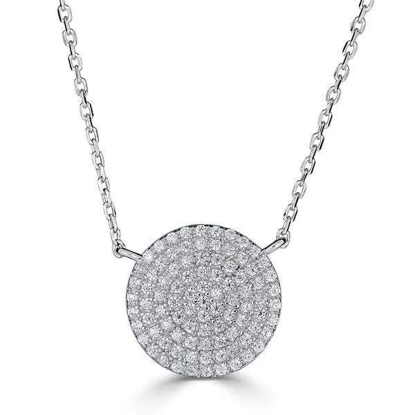 Diamond Disc Necklace Harris Jeweler Troy, OH