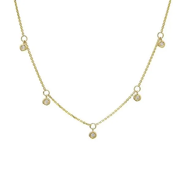 Diamonds-By-The-Inch Diamond Dangle Necklace Harris Jeweler Troy, OH