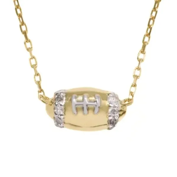 Kendra Scott Diamond Football Necklace Harris Jeweler Troy, OH