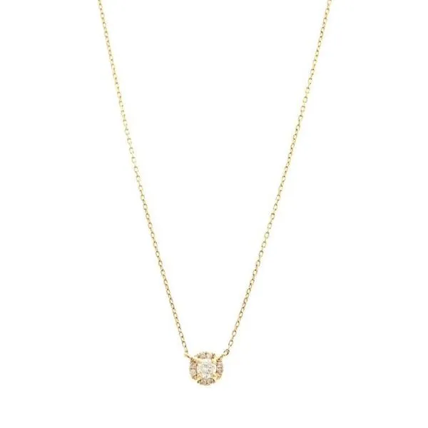 Diamond Halo-Style Pendant Harris Jeweler Troy, OH