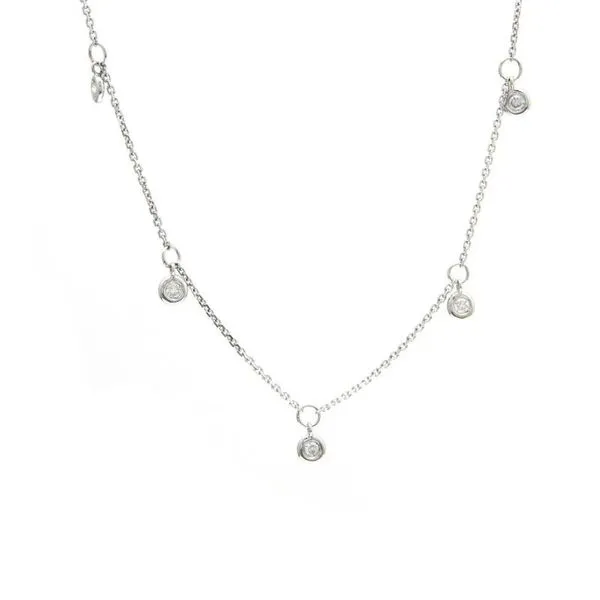 Dangle-Style Diamonds-By-The-Inch Necklace Harris Jeweler Troy, OH