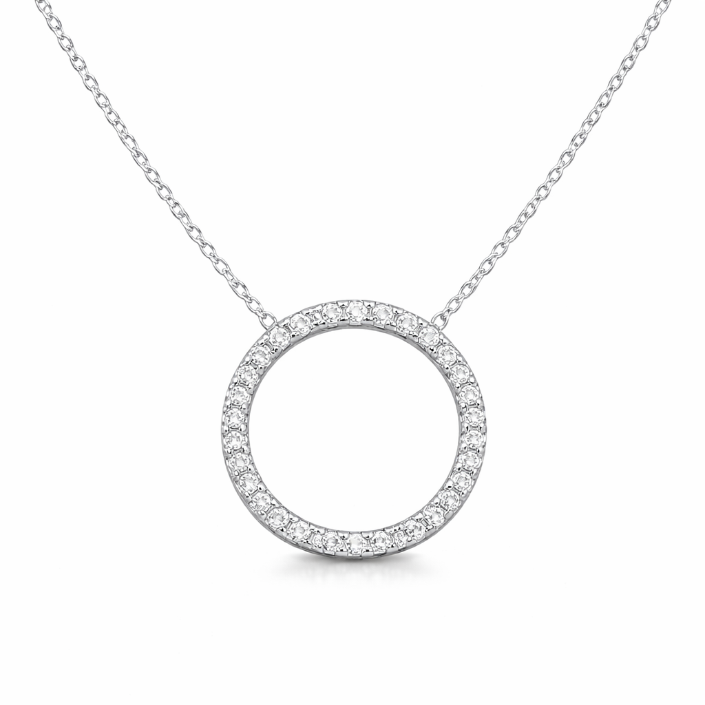 LAUINT 14K White Gold Diamond Necklace Harris Jeweler Troy, OH