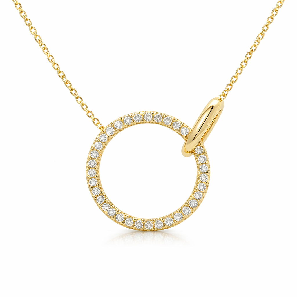 LAUINT 14K Yellow Gold Diamond Necklace Harris Jeweler Troy, OH