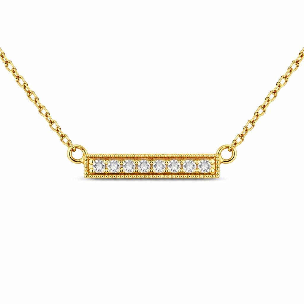 LAUINT 14K Yellow Gold Diamond Necklace Harris Jeweler Troy, OH