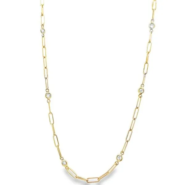 Diamonds-By-The-Inch Paperclip Necklace Harris Jeweler Troy, OH