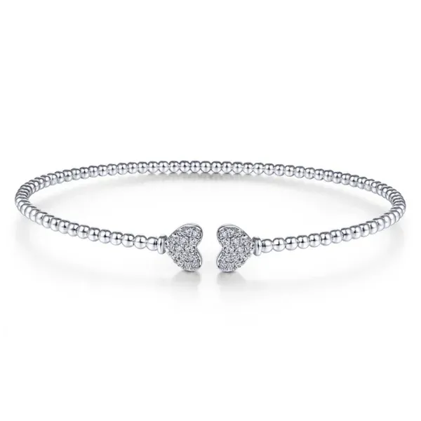 Gabriel & Co. Bujukan Diamond Heart-Style Bracelet Harris Jeweler Troy, OH
