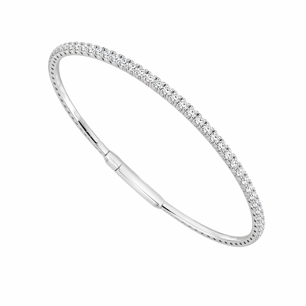 1/2CTW Diamond Flexi Bangle Bracelet Harris Jeweler Troy, OH