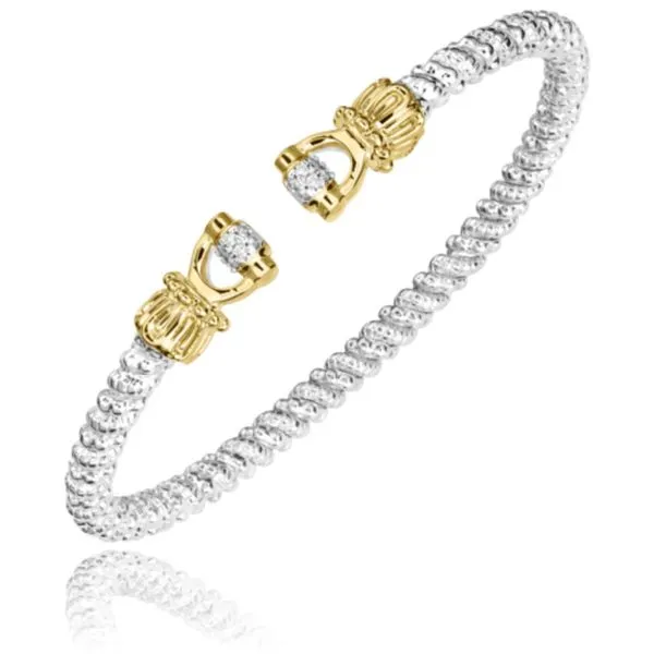 Vahan Flexible Diamond Open Cuff Bracelet Harris Jeweler Troy, OH