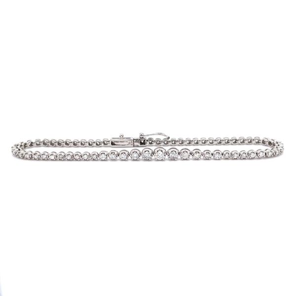 1CTW Graduated Diamond Tennis Bracelet Harris Jeweler Troy, OH