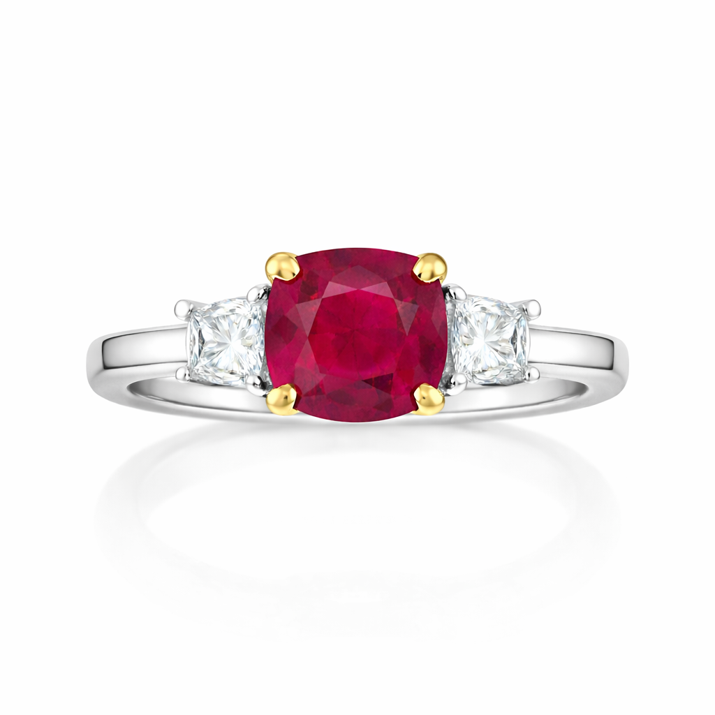 HARRIS 18K Yellow Gold Colored Stone Ring Harris Jeweler Troy, OH