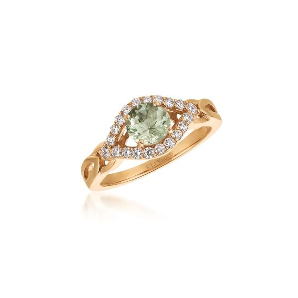 Le Vian Green Quartz and Diamond Ring Harris Jeweler Troy, OH