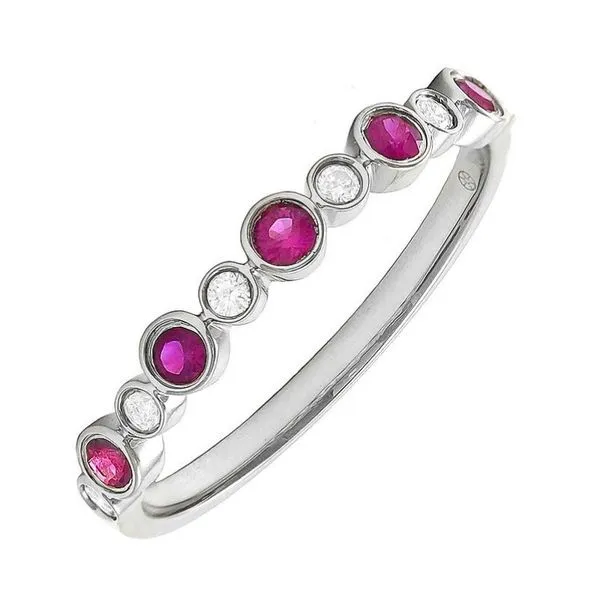 Ruby and Diamond Ring - July Birthstone Harris Jeweler Troy, OH