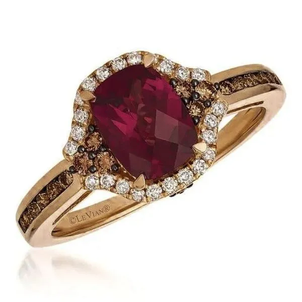 Le Vian Garnet and Chocolate Diamond Ring Harris Jeweler Troy, OH