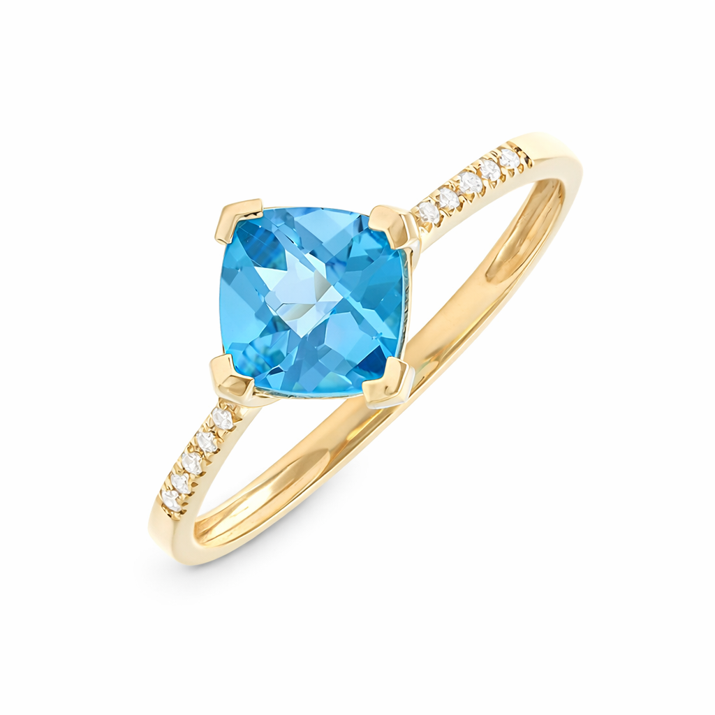 LAUINT 14K Yellow Gold Colored Stone Ring Harris Jeweler Troy, OH