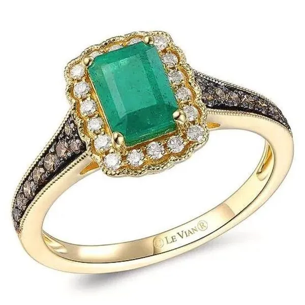 Le Vian Emerald and Diamond Ring Harris Jeweler Troy, OH