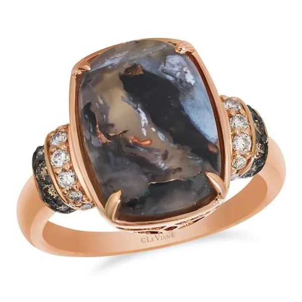 Le Vian Aquadite and Chocolate Diamond Ring Harris Jeweler Troy, OH