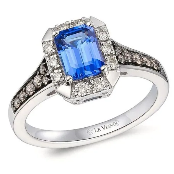 Le Vian Tanzanite and Chocolate Diamond Ring Harris Jeweler Troy, OH