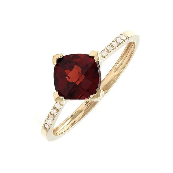 Garnet and Diamond Ring Harris Jeweler Troy, OH