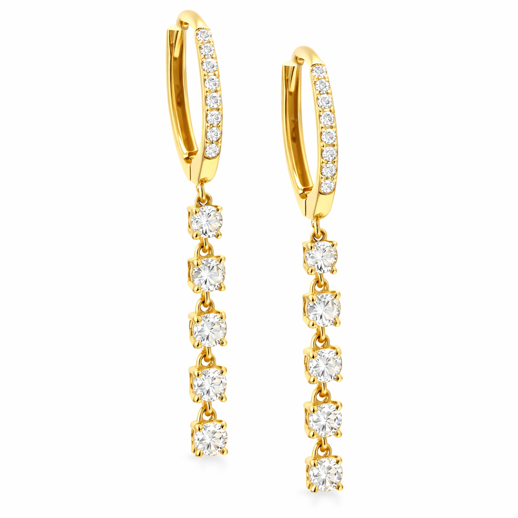 LAUINT 14K Yellow Gold Colored Stone Earrings Harris Jeweler Troy, OH