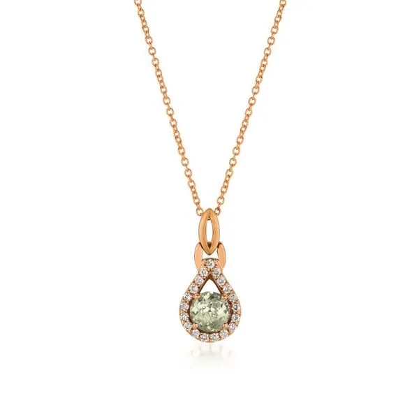 Le Vian Green Quartz and Diamond Pendant Harris Jeweler Troy, OH