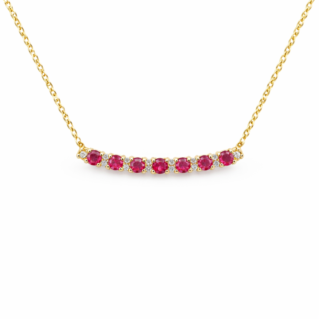 LAUINT 14K Yellow Gold Colored Stone Pendant Harris Jeweler Troy, OH