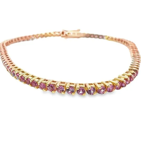 Pink Sapphire Bracelet Harris Jeweler Troy, OH