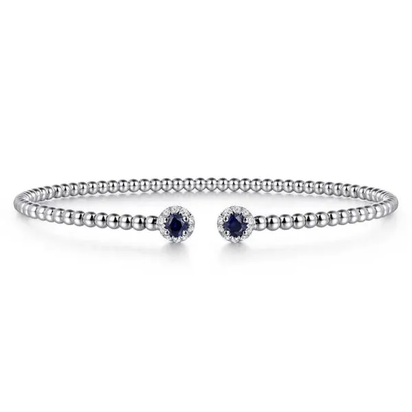 Gabriel & Co. Sapphire and Diamond Bujukan Bracelet Harris Jeweler Troy, OH