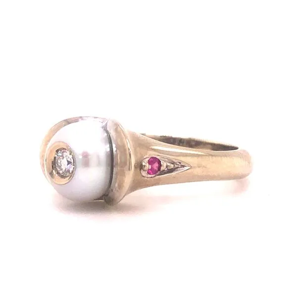 Pearl Ring Harris Jeweler Troy, OH