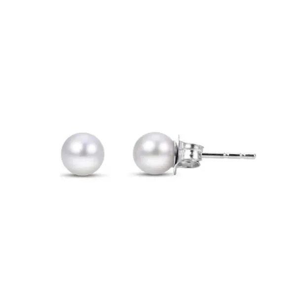 6.5-7MM Akoya Pearl Stud Earrings Harris Jeweler Troy, OH